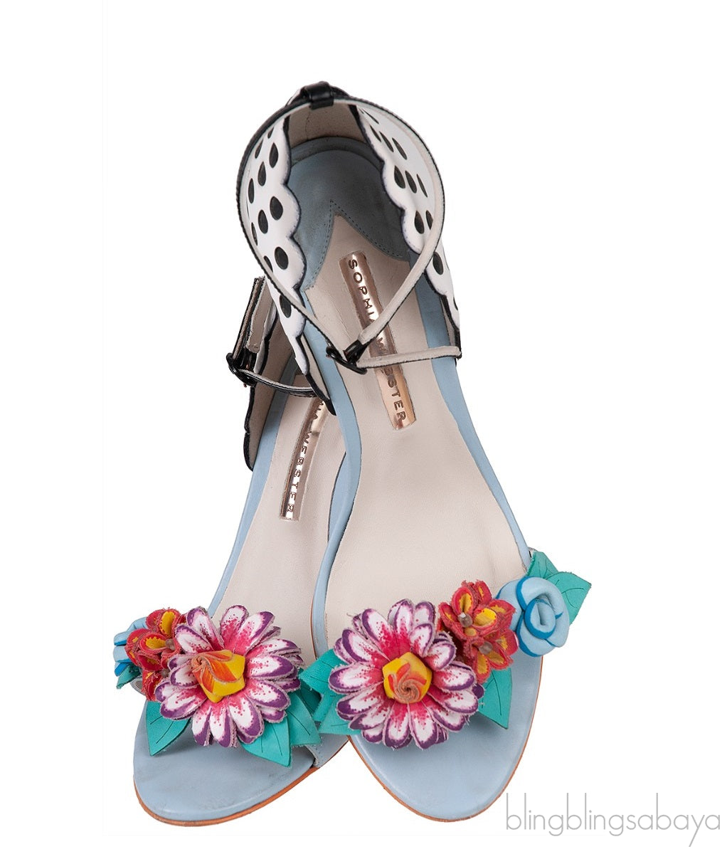 Sophia Webster Polka-dot Lilico Slingback Sandals