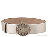 Light Gold Wide Belt