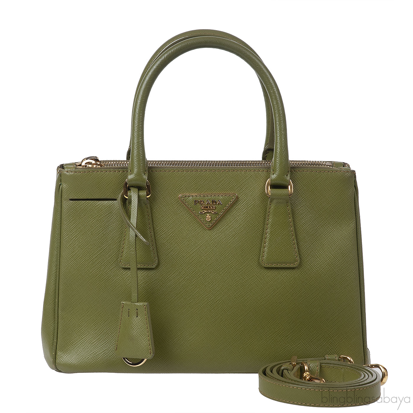 Prada Saffiano Edera Shoulder Bag