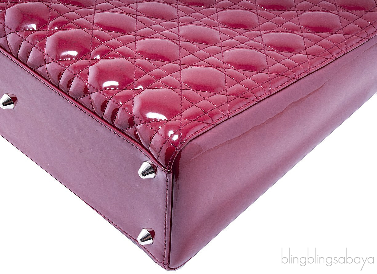 Patent Red Lady Dior