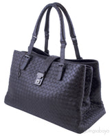 Roma Intrecciato Leather Tote