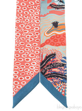 Under the Waves Printed Twilly