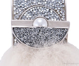 Fox Fur Crystal Cuff Bracelet