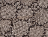 Gucci Fox Trimmed GG Patterned Stole