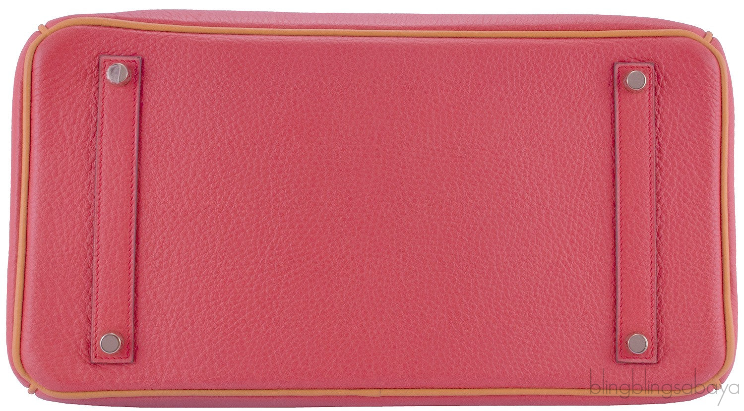 Birkin 35 Bicolor Rose Jaipur/Orange