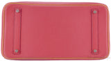 Birkin 35 Bicolor Rose Jaipur/Orange