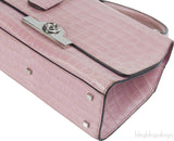 Moynat Rejane PM Pink Nilo Crocodile