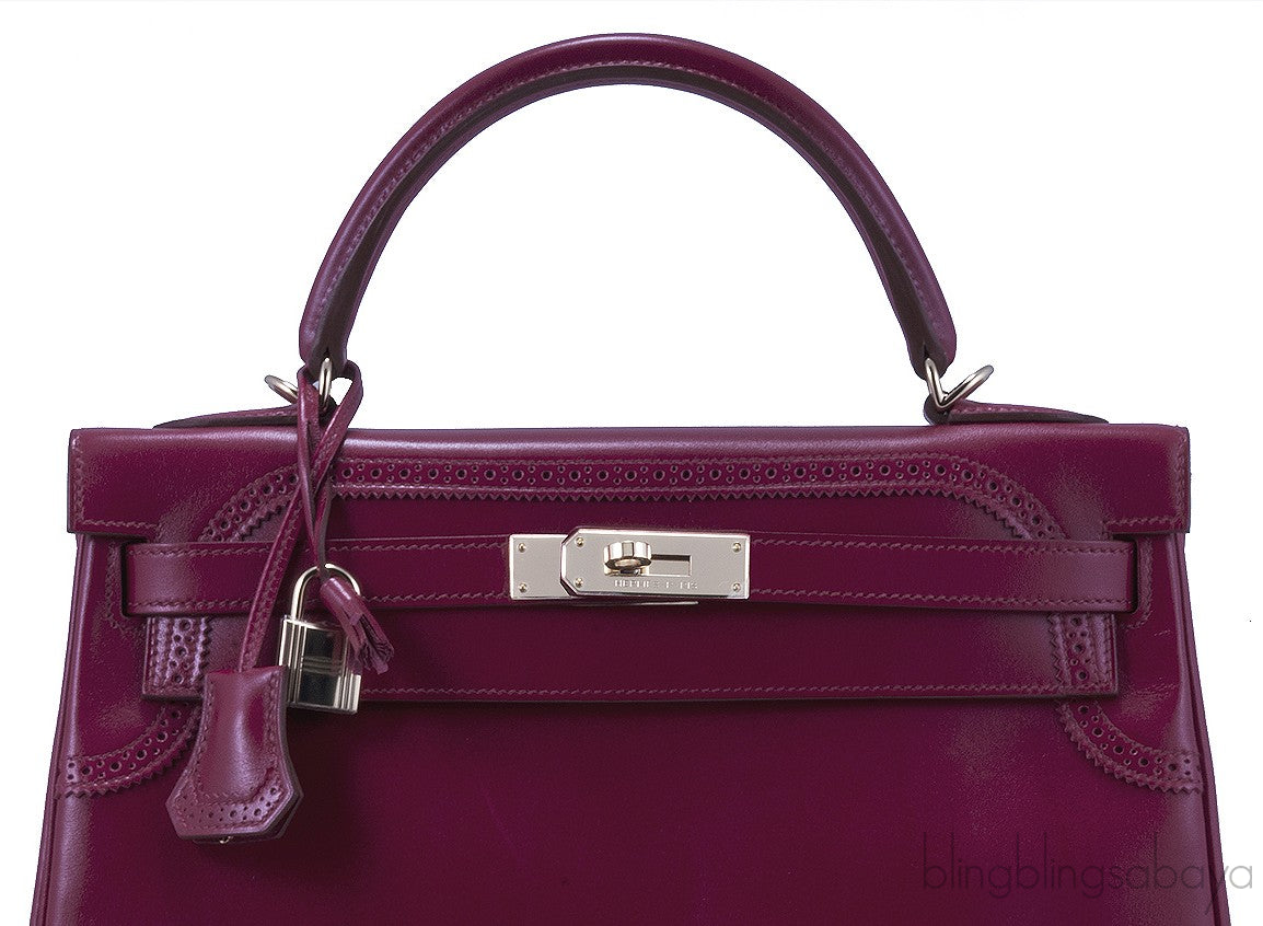 Kelly 32 Ghillies Rubis Tadelakt