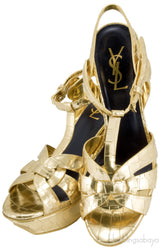 Crocodile Print Gold Tribue