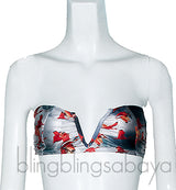 Flamingo Printed Bikini & Top