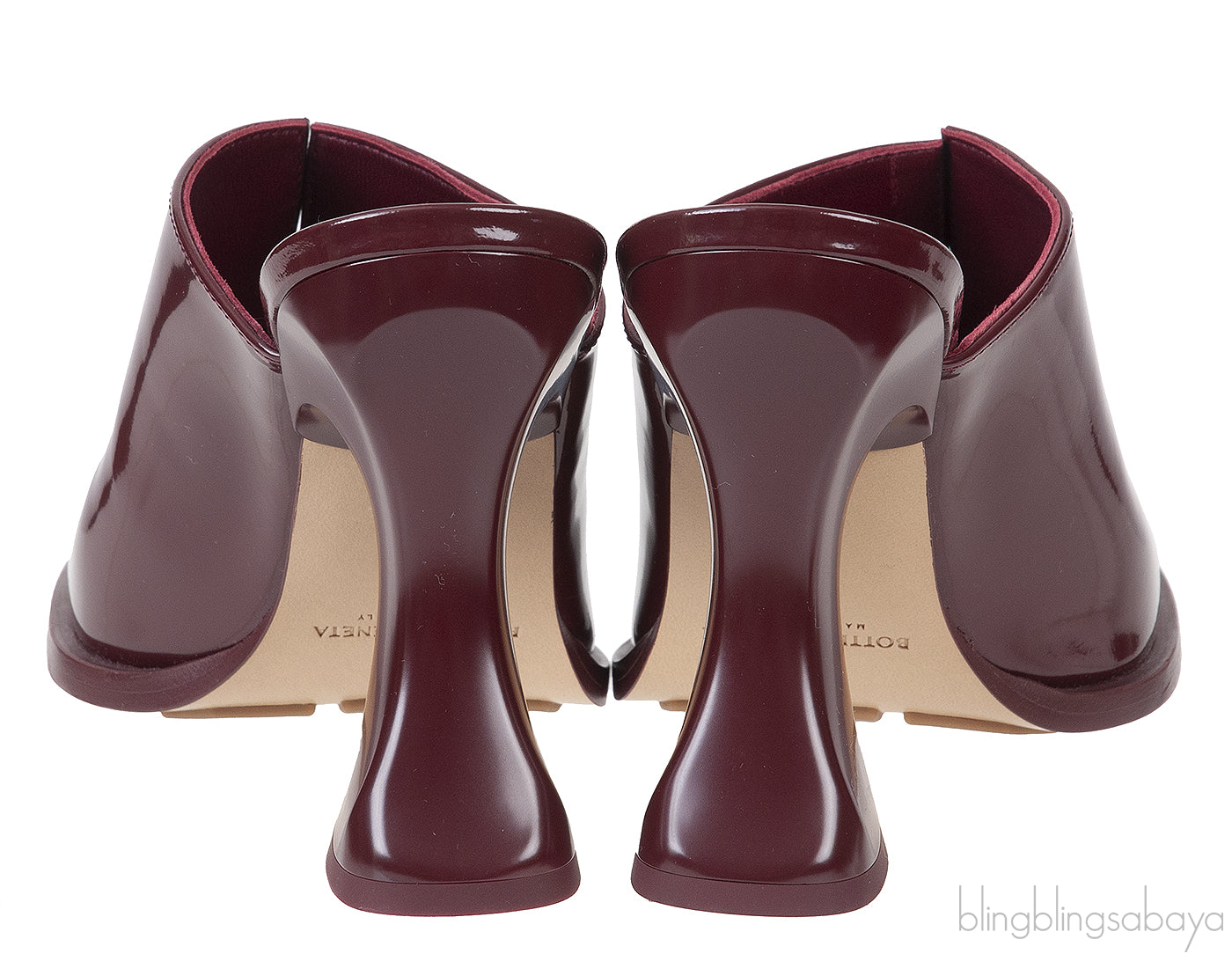 Bottega Veneta Leather Cha-Cha Heeled 100 Mules