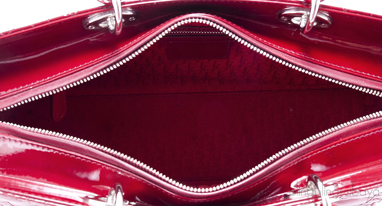 Patent Red Lady Dior
