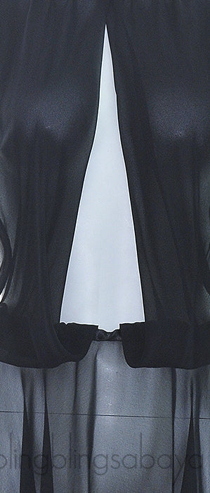 Black Chiffon Nightdress