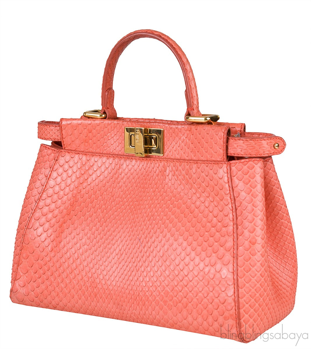 Orange Python Mini Peekaboo