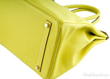 Birkin 35 Lime Swift