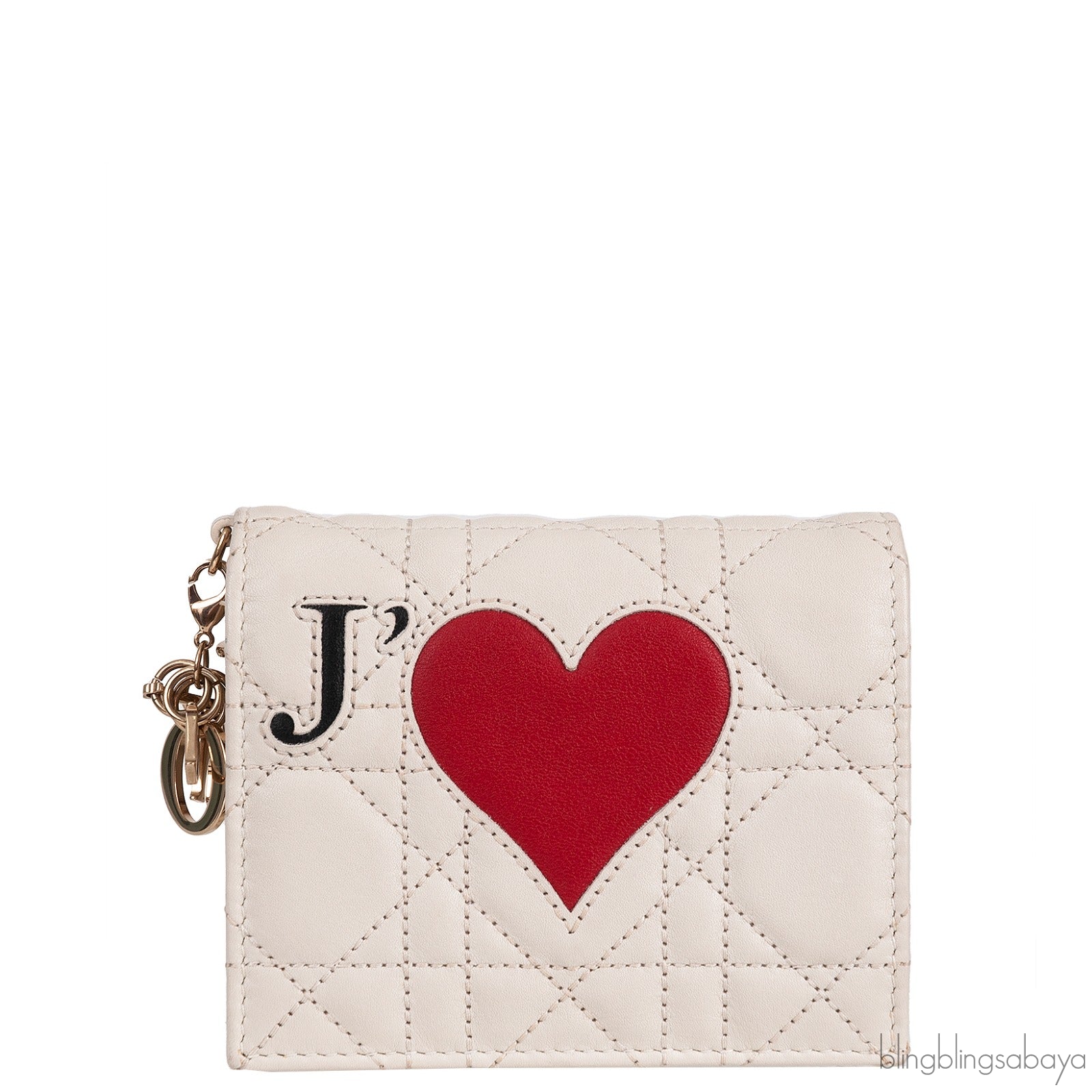 J\'♥ Off-white Cannage Mini Wallet