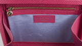 Lizard-Embossed Leather Shoulder Bag