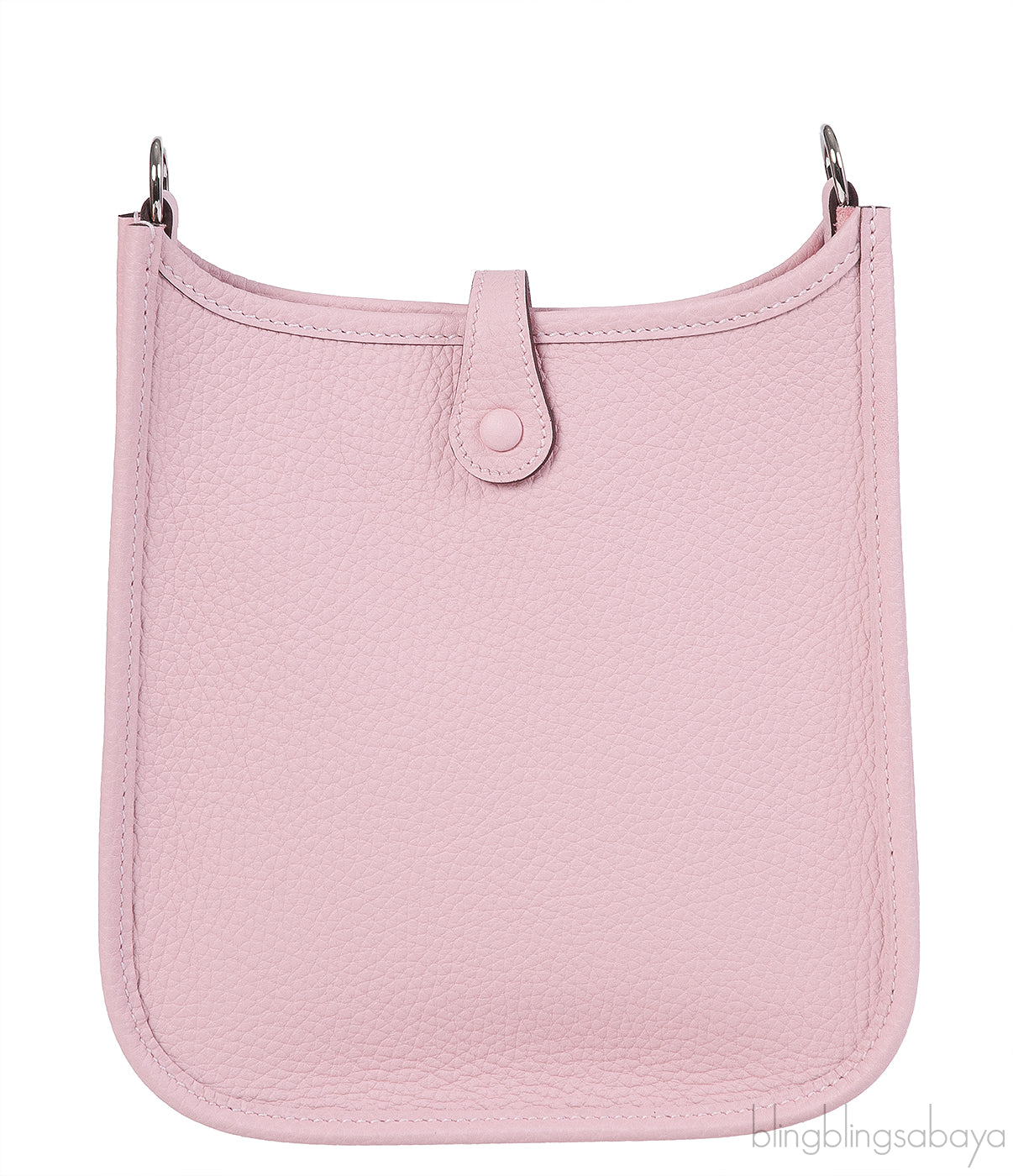 Hermès Mini Evelyne TPM 16 Rose Sakura Amazone Taurillon Clemence PHW