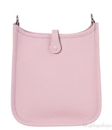 Hermès Mini Evelyne TPM 16 Rose Sakura Amazone Taurillon Clemence PHW