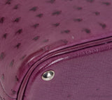 Bolide 27 Purple Ostrich Bag PHW