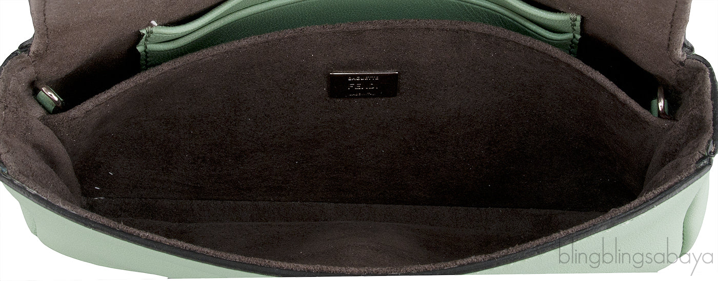 Green Micro Baguette Monster Bag