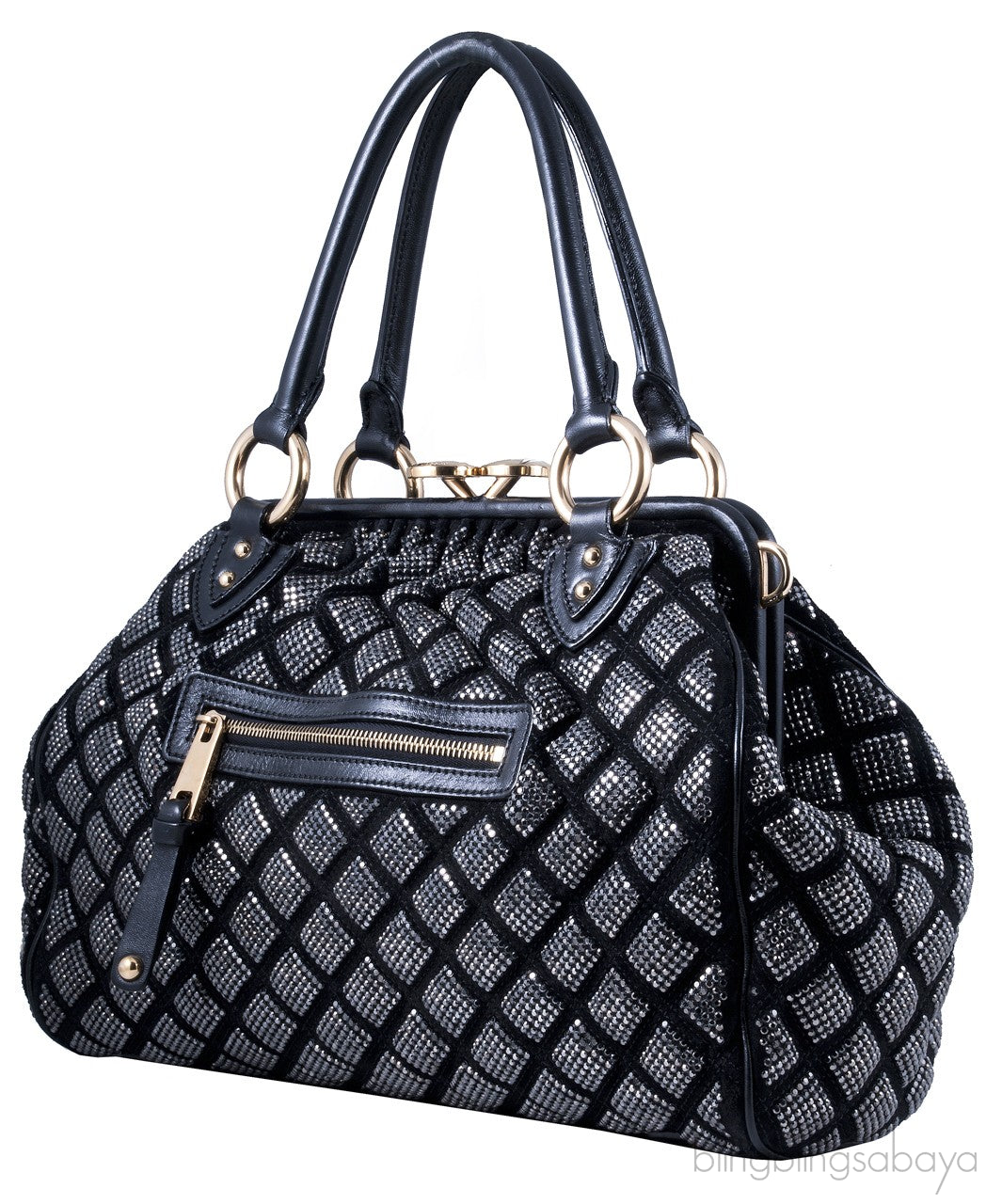 Crystal Quilted Stam Bag