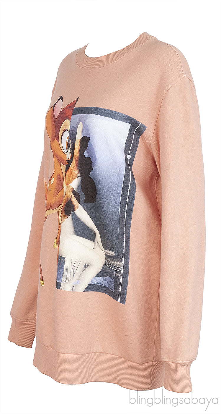Givenchy Peach Bambi Graphic Sweatshirt
