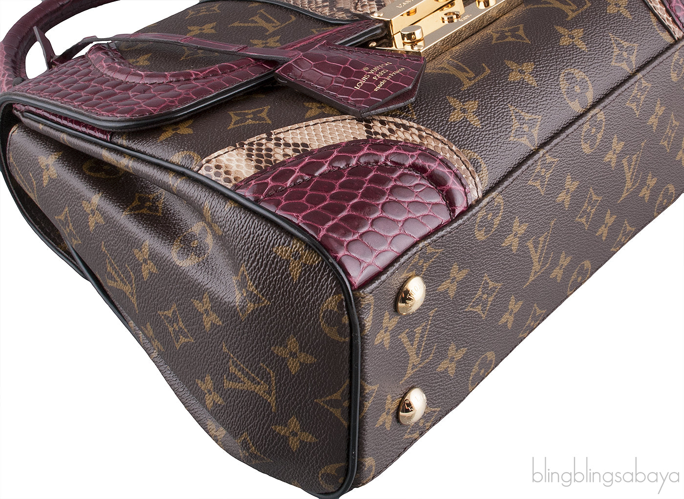 Burgundy Grand Marriage Monogramissime Bag