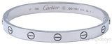 White Gold LOVE Bracelet