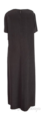 Dark Grey Plain Maxi Dress