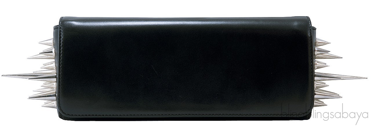Marquise Spike Calf Saddle Clutch