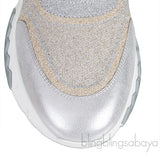 Hermes Metallic Silver/Gold Addict Sneakers