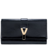 CHYC Clutch in Black Patent
