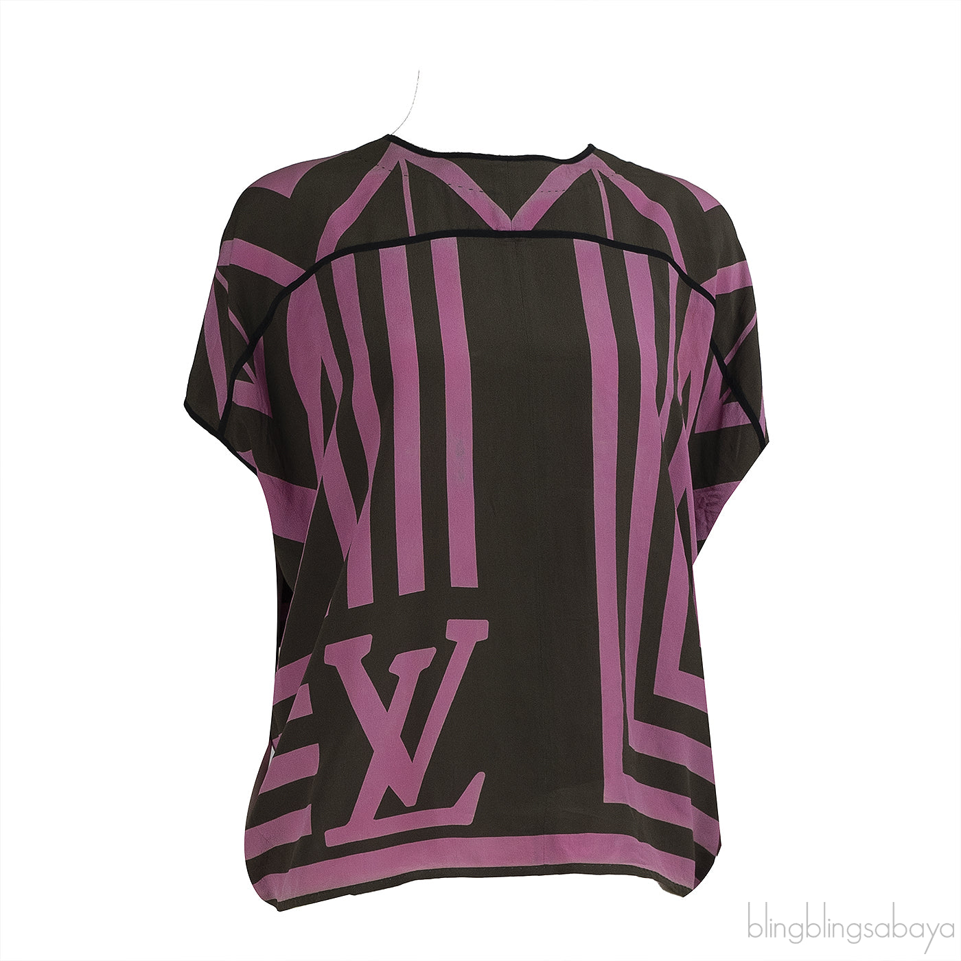 Louis Vuitton Printed Logo Blouse