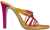 Multicolor Strappy Heels