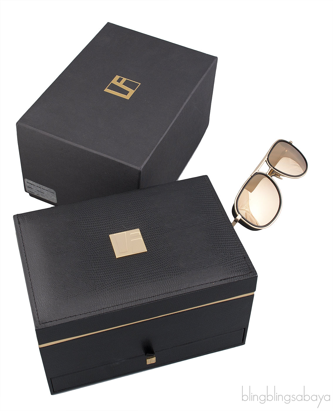 Linda Farrow D-Frame 236 Aviator Sunglasses