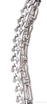 CC Pearl Cluster Necklace