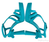 Parthenon Grecian Gladiator Column Heels Blue Green