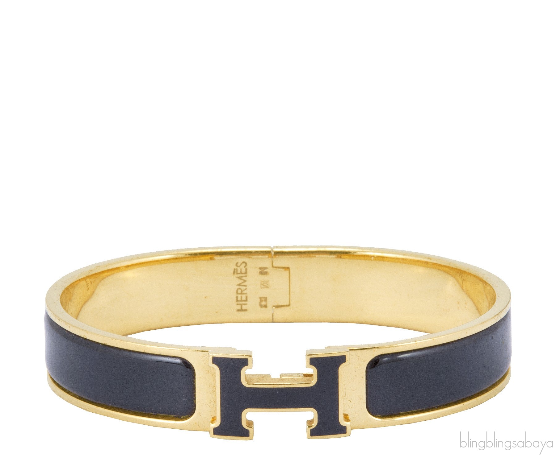Clic Clac Black H Bracelet