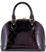 Alma BB Monogram Vernis Amarante
