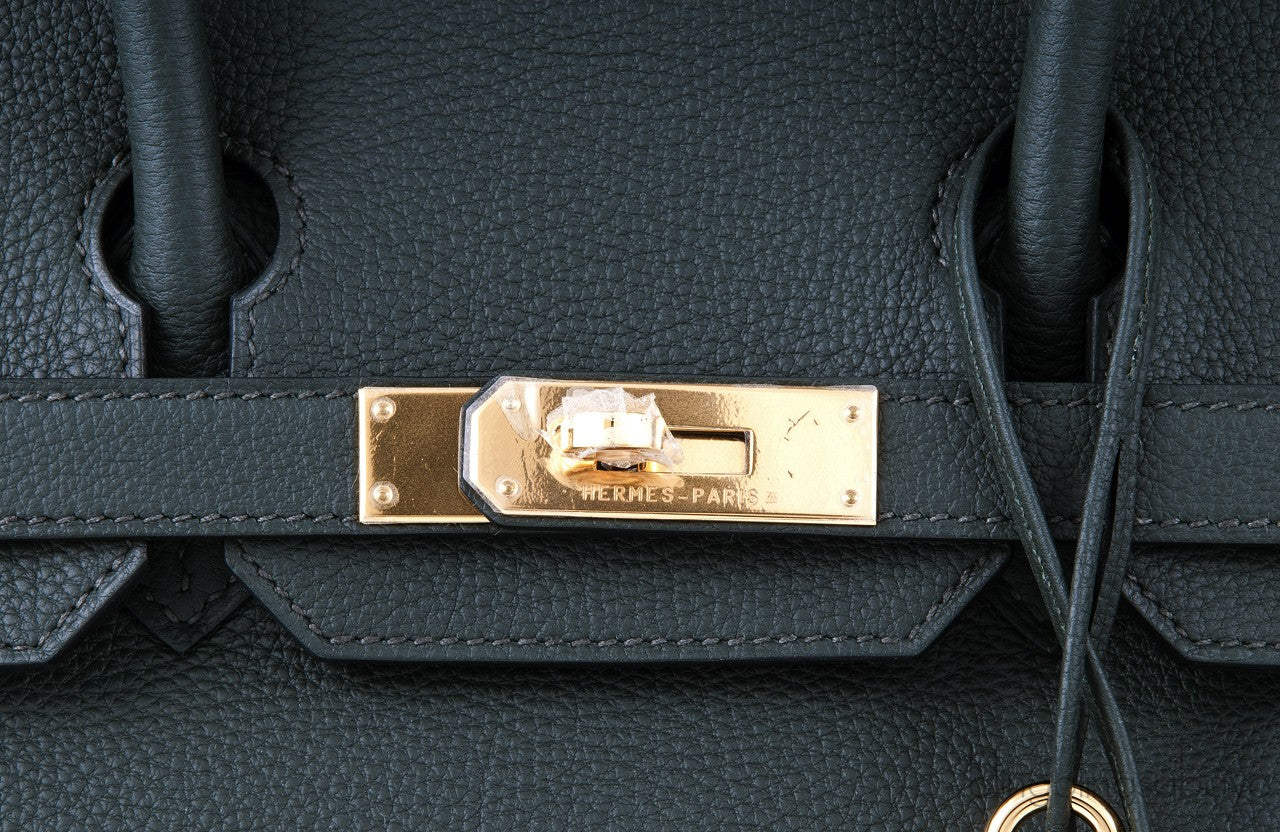 Birkin 30 Vert Fonce Togo