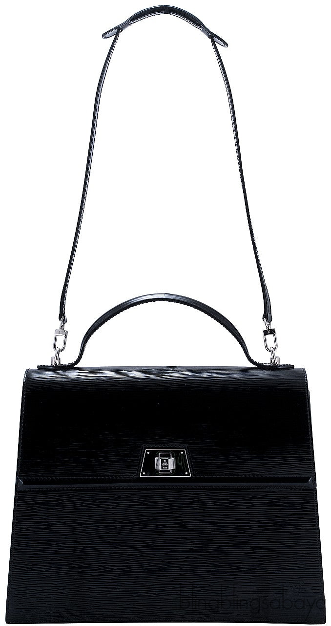 Black Epi Sevigne GM Tote