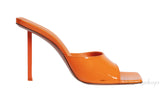Amina Muaddi Orange Laura 95 Mules
