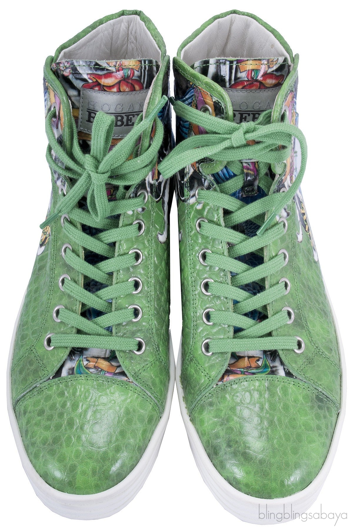 Mock Croc Tattoo Sneakers