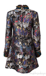 Valentino Butterfly Print Bambolina Dress