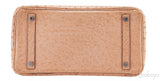 Birkin 30 Gold Ostrich PHW