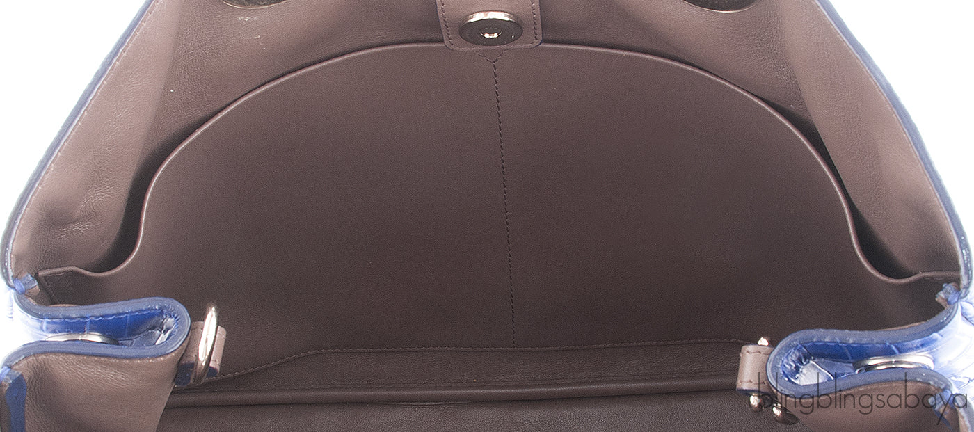 Bi-color Diorissimo Crocodile Bag