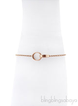 Rose Gold LOVE Chain Bracelet