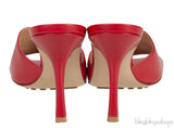 Red Stretch Leather Sandals