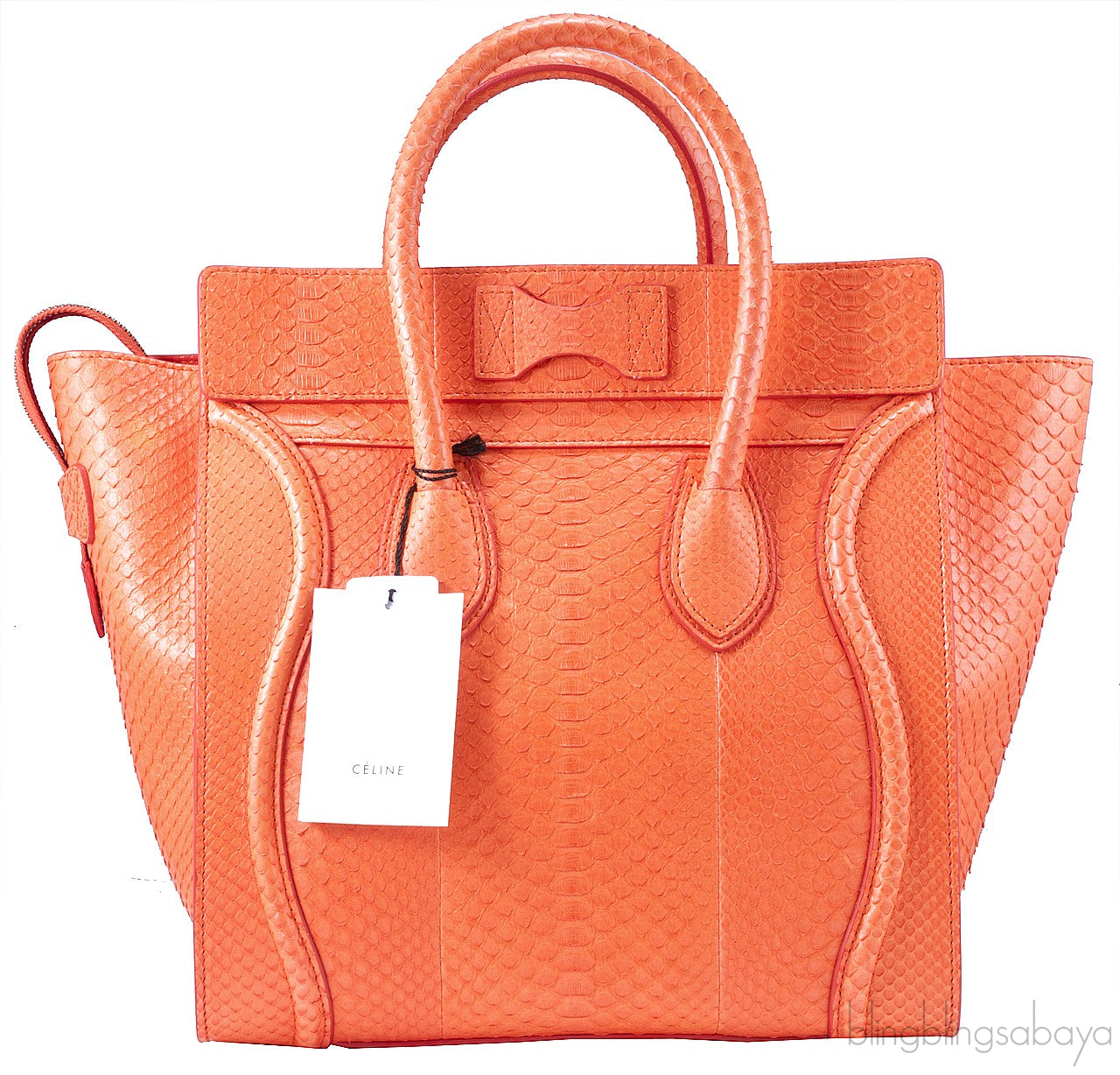 Mini Luggage Orange Full Python